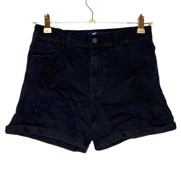 HOLLISTER High-Rise Embroidered Midi Short - Picture 2 of 7